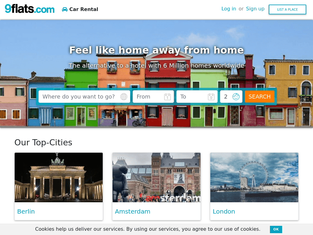 You Should Know This: Alternatives To Airbnb- 9flats - RatePunk