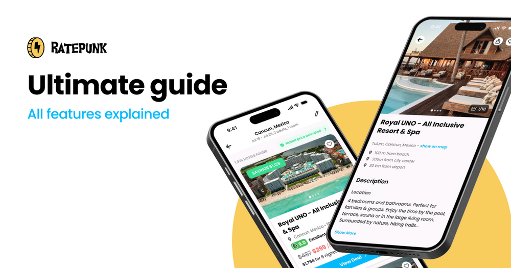 RatePunk ULTIMATE GUIDE: all travel browser extension + APP features explained