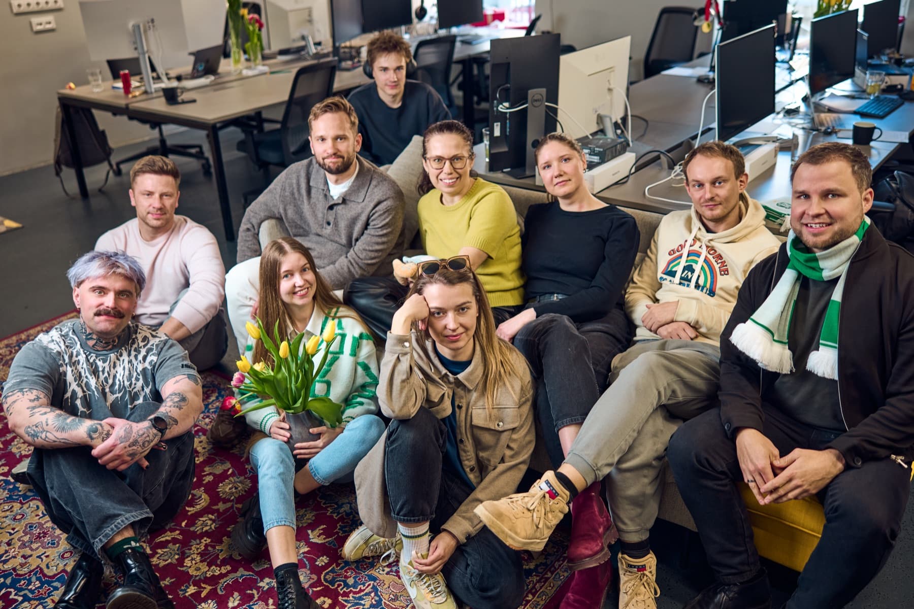The RatePunk team in Vilnius