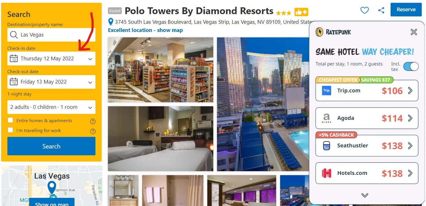 Hotel deal for Polo Towers by Diamond Resorts in Las Vegas, USA