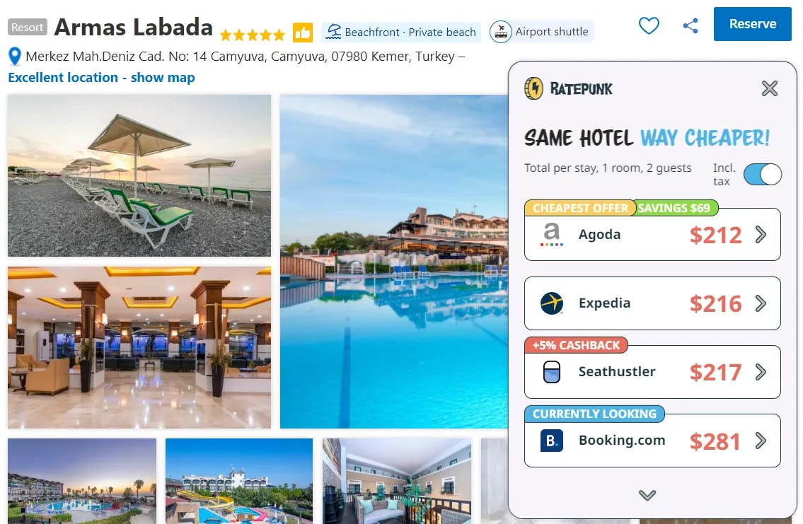 Hotel deal for Armas Labada in Kemer, Turkey