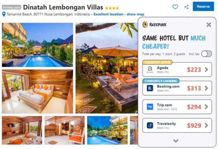 Hotel deal for Dinatah Lembongan Villas in Bali, Indonesia