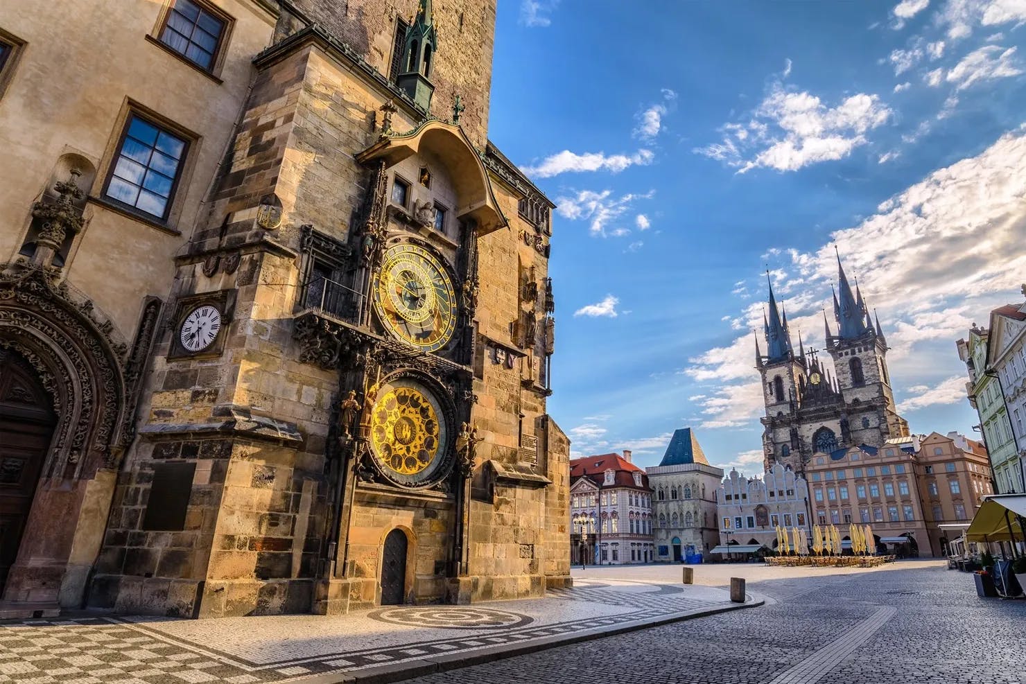 Astronomical Clock on the Old Town Square in Prague, Czech Republic