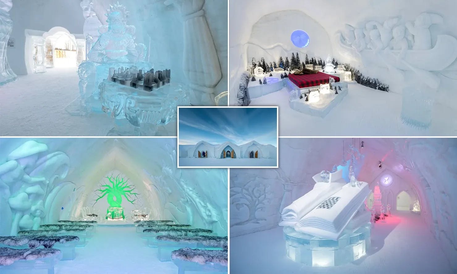 Glace Ice Hotel in Quebec City, Canada