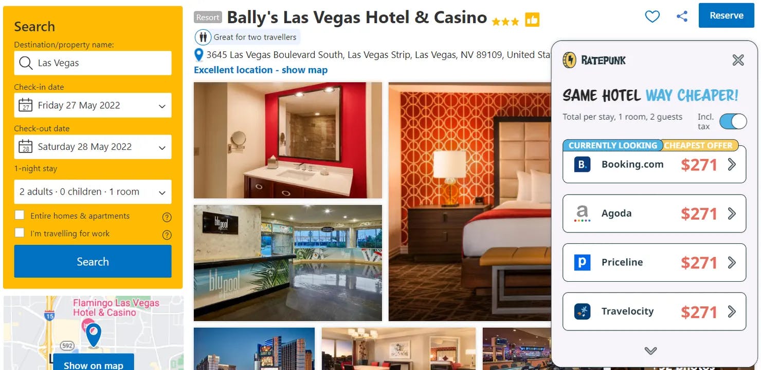 Hotel deal for Bally's Las Vegas Hotel & Casino in Las Vegas, USA