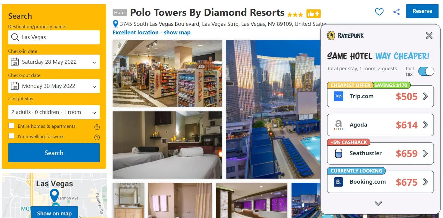 Hotel deal for Polo Towers by Diamond Resorts in Las Vegas, USA