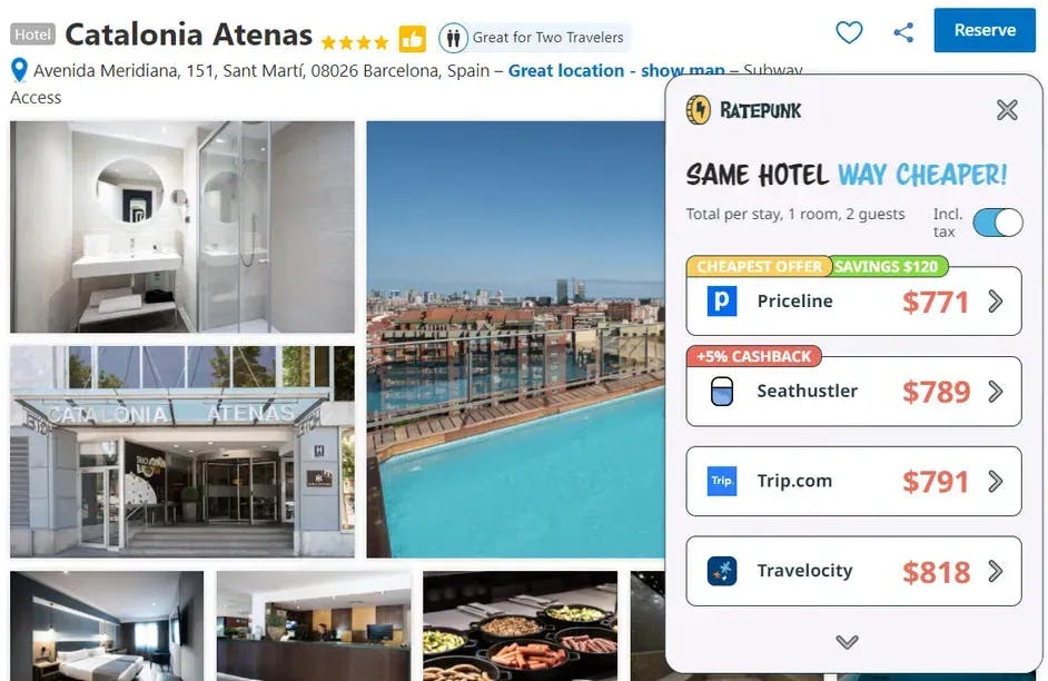 Catalonia Atenas Hotel - RatePunk