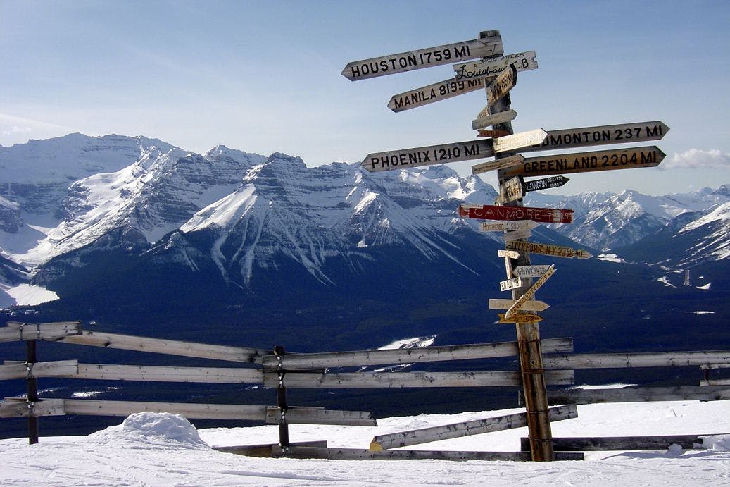 Lake Louise Ski Resort - one of the best ski resorts in Canada