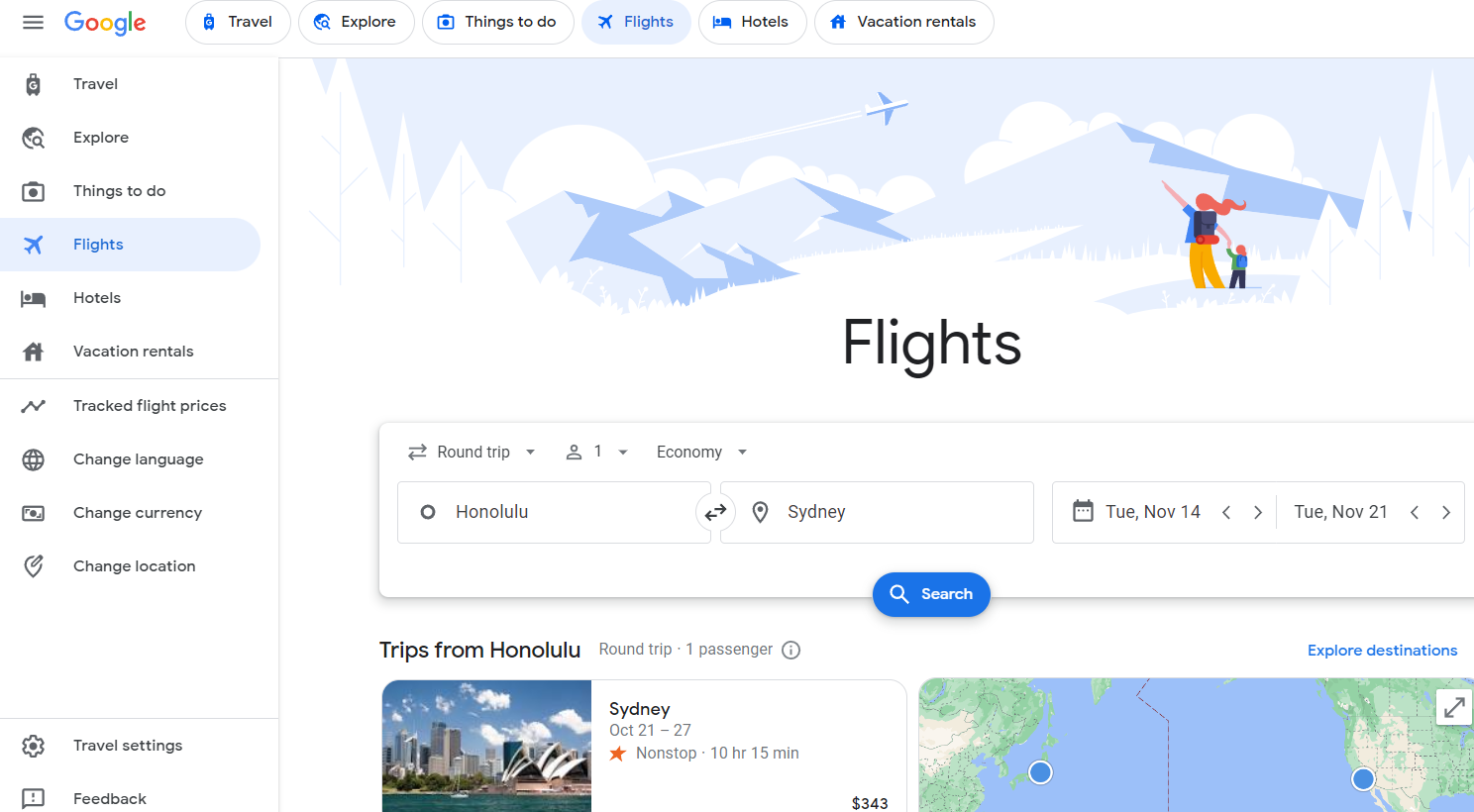 Google Flights Guidelines: How To Find Cheap Flights Start - RatePunk