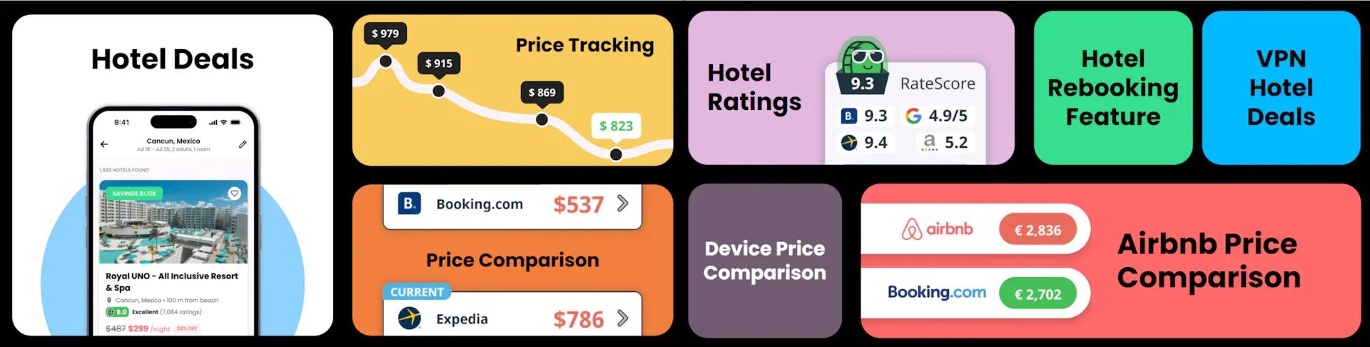 ratepunk - hotel price comparison and app - save money on hotels