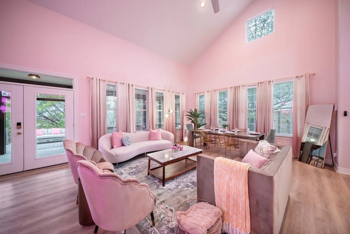 Pink House - Barbie inspired Airbnb - by RatePunk