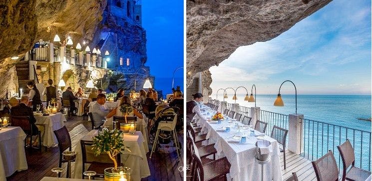 Grotta Palazzese - most unique restaurants in Europe to visit in 2024