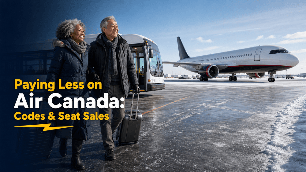 Paying Less on Air Canada: Codes & Seat Sales