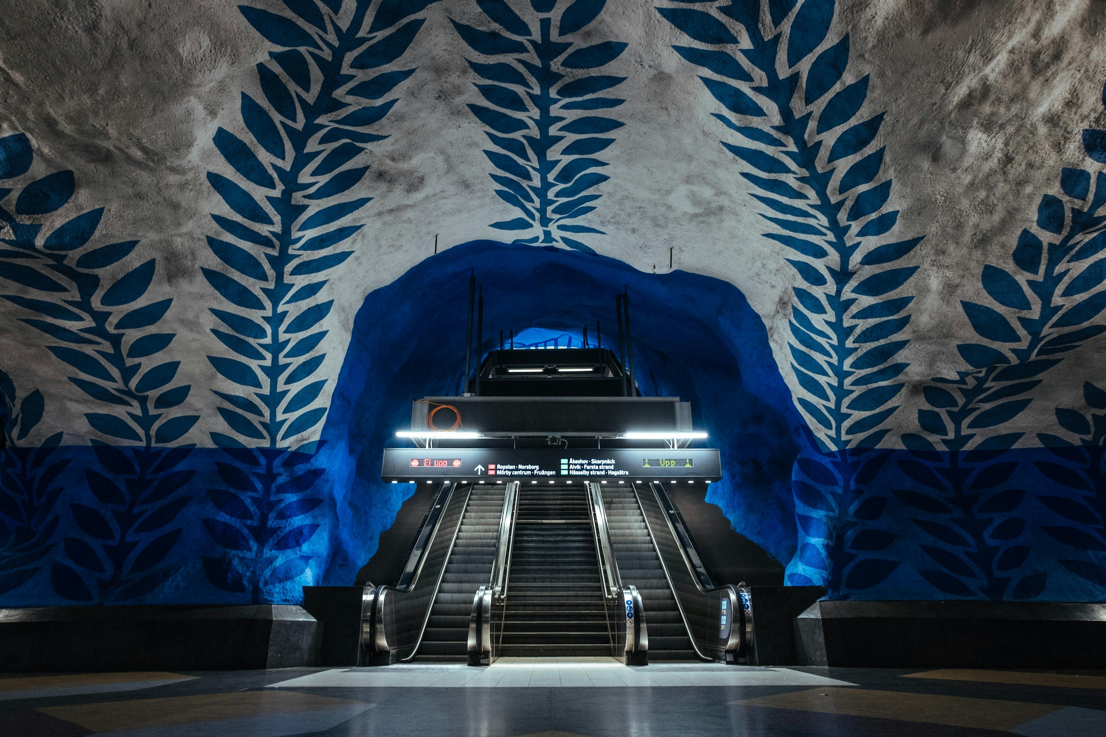 Metro in stockholm, fun facts about Sweden, Ratepunk