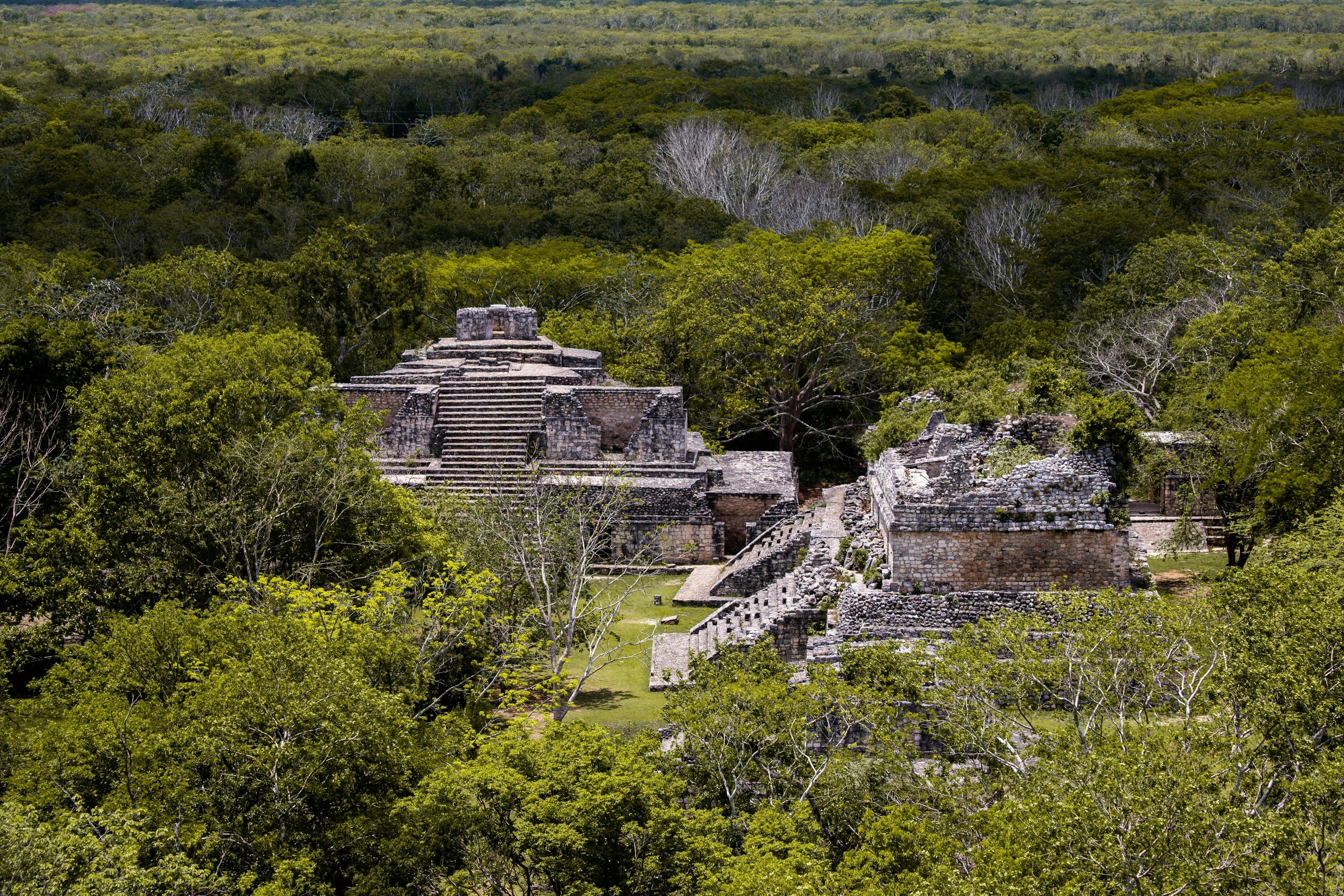 Ancient Mayan ruins of Ek Balam in Mexico