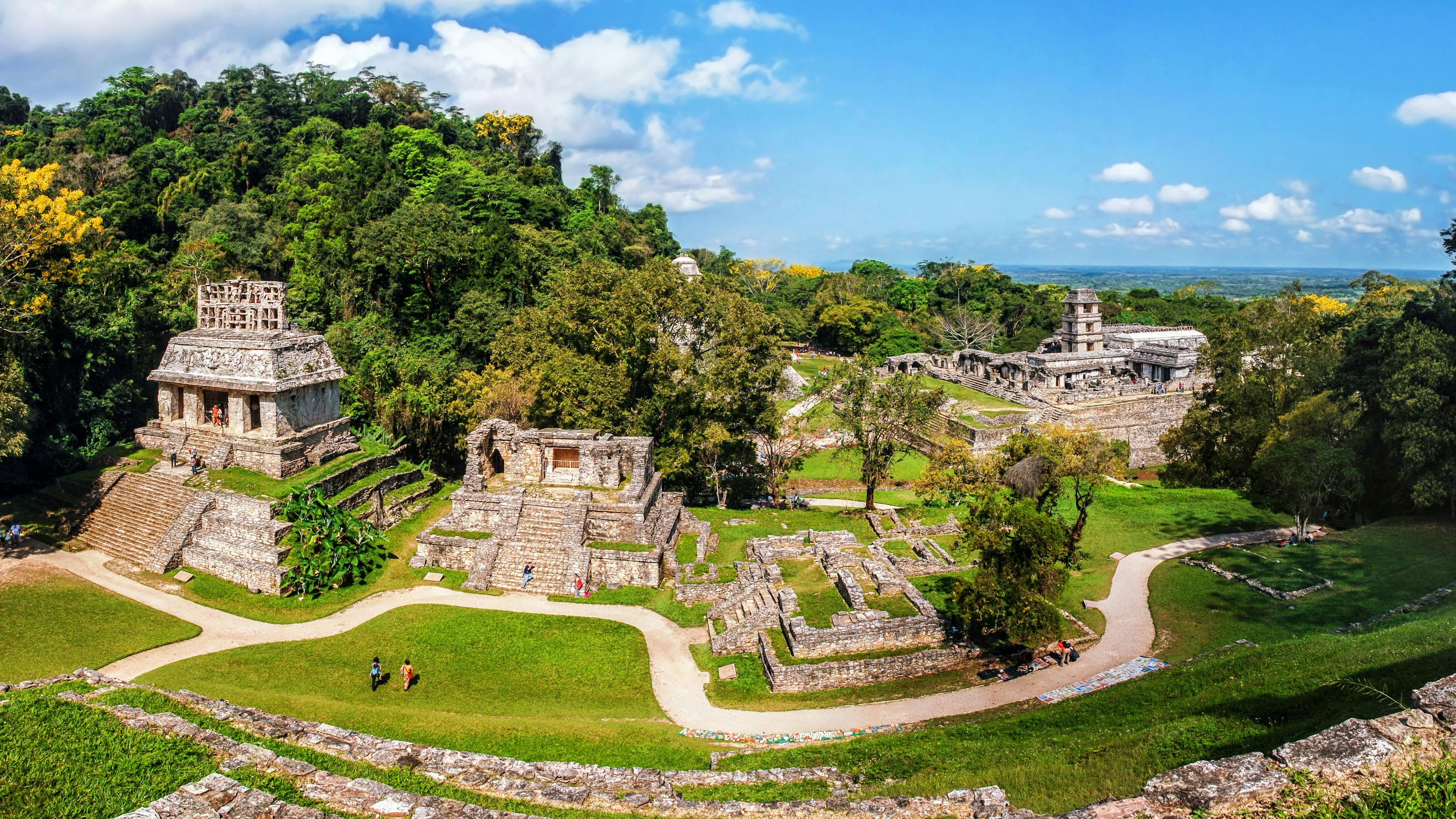 Palenque ruins in mexico